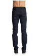 Thumbnail Jean à cinq poches en coton bleu foncé pourvu d'une coupe droite - Image 2