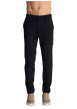 Thumbnail Pantalon chino noir uni à coupe droite en coton muni de quatre poches