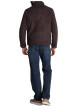 Thumbnail Blouson moka en suédine pourvu de poche zippées à coupe droite - Image 2