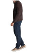 Thumbnail Blouson moka en suédine pourvu de poche zippées à coupe droite - Image 4