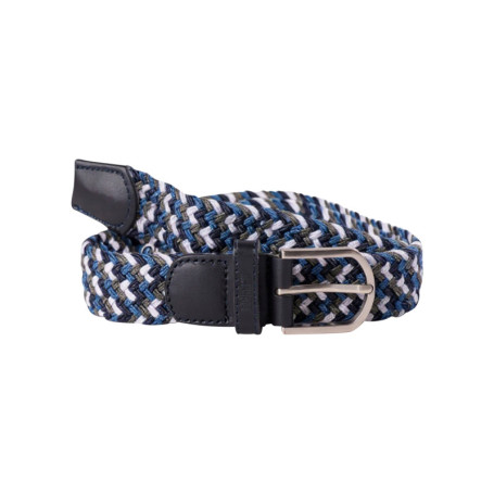 Ceinture bleue ajustable en sangle élastique...