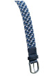 Thumbnail Ceinture bleue ajustable en sangle élastique tressée avec une boucle - Image 2