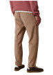 Thumbnail Pantalon en velours côtelé de coton beige pourvu d'une coupe droite - Image 2
