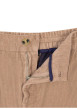 Thumbnail Pantalon en velours côtelé de coton beige pourvu d'une coupe droite - Image 4