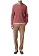 Thumbnail Pantalon en velours côtelé de coton beige pourvu d'une coupe droite - Image 5