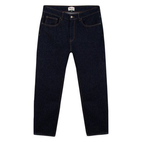 Jean en coton bleu denim muni d'une coupe large...