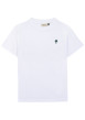 Thumbnail T-shirt en coton blanc doté d'une coupe droite et d'un col rond