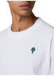 Thumbnail T-shirt en coton blanc doté d'une coupe droite et d'un col rond - Image 2