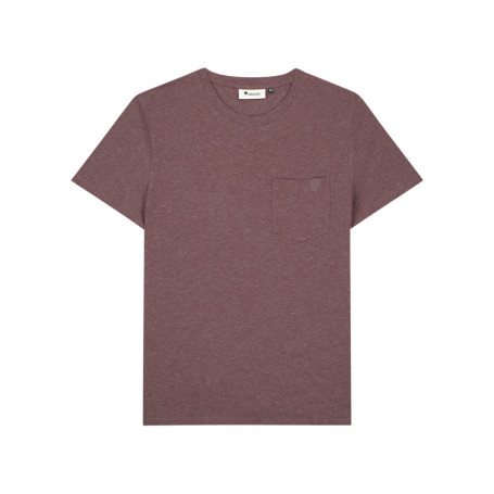 T-shirt en coton prune muni d'une coupe droite...