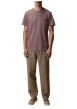 Thumbnail T-shirt en coton prune muni d'une coupe droite et d'une poche plaquée - Image 4