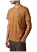 Thumbnail T-shirt en coton camel orné d'une broderie écureuil à coupe droite - Image 3