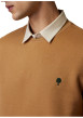 Thumbnail Sweat camel à col rond pourvu d'une coupe droite et du logo brodé - Image 4
