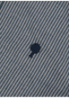 Thumbnail Chemise en coton blanc et bleu à rayures verticales munie d'une coupe droite - Image 4