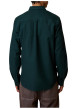 Thumbnail Chemise en coton vert sapin pourvue d'une coupe droite et d'un col boutonné - Image 2