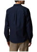 Thumbnail Chemise en coton bleu marine dotée d'une coupe droite et d'un col boutonné - Image 2
