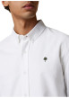 Thumbnail Chemise en coton blanc dotée d'une coupe droite et d'un col boutonné - Image 3