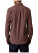 Thumbnail Chemise en coton prune munie d'une coupe droite et d'un col boutonné - Image 2