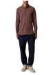 Thumbnail Chemise en coton prune munie d'une coupe droite et d'un col boutonné - Image 5