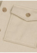 Thumbnail Surchemise en coton écru pourvu d'une coupe droite et d'un col à revers - Image 4