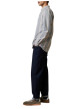 Thumbnail Chemise en coton gris à rayures dotée d'une coupe droite et d'un col boutonné - Image 5