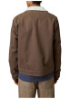 Thumbnail Blouson en coton kaki pourvu d'une coupe droite et d'un col en sherpa - Image 2