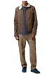 Thumbnail Blouson en coton kaki pourvu d'une coupe droite et d'un col en sherpa - Image 5