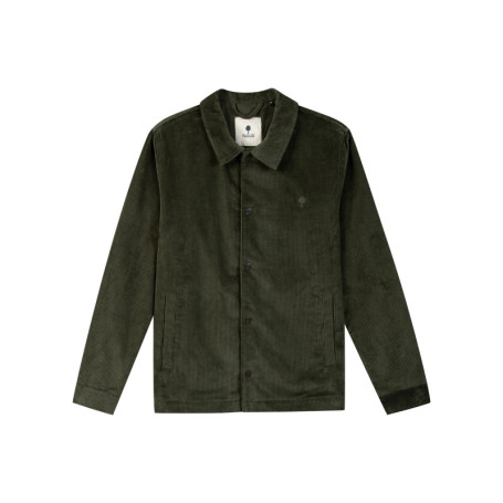 Blouson en velours de coton côtelé kaki pourvu...