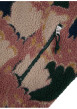 Thumbnail Sweat zippé multicolore orné de motifs feuillage à coupe droite - Image 4