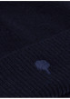 Thumbnail Bonnet en laine mélangée bleu marine orné du logo brodé sur le revers - Image 3