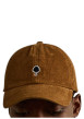Thumbnail Casquette en coton recyclé côtelé camel agrémentée du logo brodé - Image 4