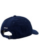 Thumbnail Casquette en coton recyclé côtelé bleu marine ornée du logo brodé - Image 2