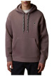 Thumbnail Sweat prune avec un col à capuche agrémenté de cordons multicolores - Image 3