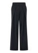 Thumbnail Pantalon chino marine à coupe ample pourvu d'un effet drapé à l'avant