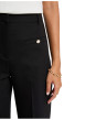 Thumbnail Pantalon chino noir pourvu d'une coupe droite et de plis à l'avant - Image 5