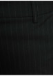 Thumbnail Pantalon chino noir à coupe droite pourvu de passants pour la ceinture - Image 2