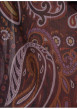 Thumbnail Chemisier bordeaux à coupe droite pourvu d'un col v et de manches longues - Image 2