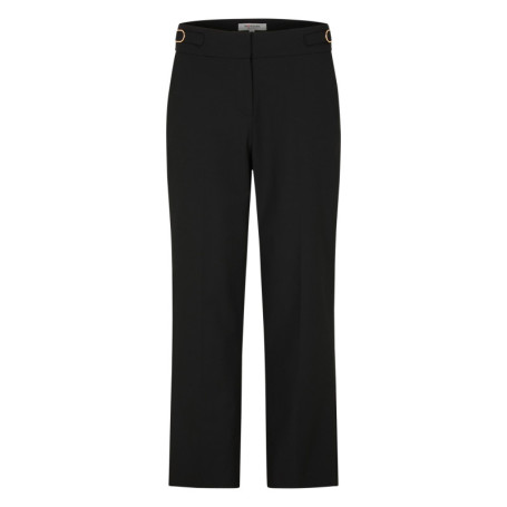 Pantalon chino noir pourvu d'une coupe droite...