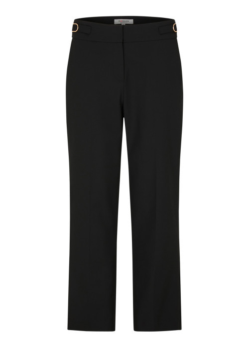 Pantalon chino noir pourvu d'une coupe droite...
