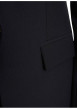 Thumbnail Pantalon chino marine pourvu d'une coupe ample et de plis à l'avant - Image 2