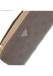 Thumbnail Portefeuille chocolat avec motifs monogramme muni d'une fermeture à zip - Image 4