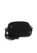 Thumbnail Sac à bandoulière noir en simili-cuir grainé souple et fermeture zippée - Image 3