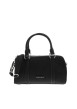 Thumbnail Sac bowling noir à revêtement souple en simili-cuir grainé mat