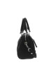 Thumbnail Sac bowling noir à revêtement souple en simili-cuir grainé mat - Image 2