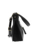 Thumbnail Sac à bandoulière noir en simili-cuir grainé et fermeture zippée - Image 2