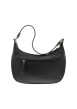 Thumbnail Sac à bandoulière noir en simili-cuir grainé et fermeture zippée - Image 3