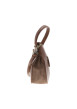 Thumbnail Sac à bandoulière marron imitation cuir grainé avec des rivets décoratifs - Image 2