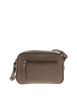 Thumbnail Sac à bandoulière taupe bi-matière orné de rivets décoratifs - Image 3
