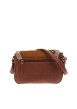 Thumbnail Sac à bandoulière bi-matière pourvu d'un rabat orné de rivets décoratifs - Image 3