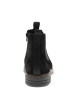 Thumbnail Boots en cuir noir munies d'un zip et d'un soufflet élastiqué - Image 4