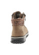 Thumbnail Bottines brunes à talon plat munies de lacets et d'un zip latéral - Image 4